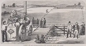 Draw: Portable steam engine by Garrett & Sons, Ipswich