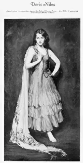 A portait of the dancer Doris Niles, 1930 appearing