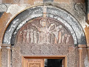 Canyon: Portal, Hovhannavank monastery, Ohanavan, Aragatsotn, Armenia
