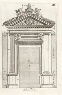 Abraham Bosse: Portal of the Ionic order