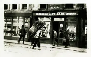 A porter, Aleppo, Syria