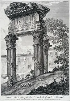 Montagu: Portico of Jupiter's temple