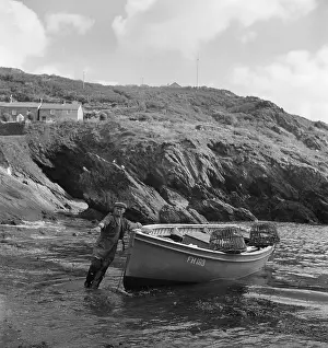 Waders: Portloe Cove Harbour, Cornwall