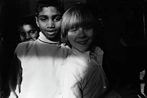 Krish: Portrait of 3choolboys in shadow