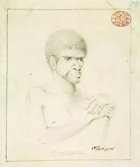 Colebee: Portrait of an Aboriginal man named Colebee