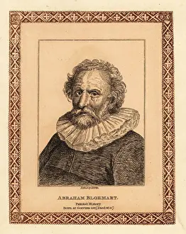 Authentic Originals: Portrait of Abraham Bloemaert, Dutch painter and printmaker