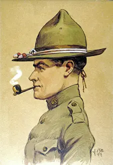 Tfelt: Portrait of an American doughboy