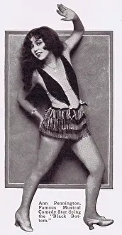 Pennington: Portrait of Ann Pennington doing the black bottom, 1927