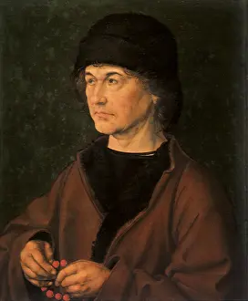 1490: Portrait of the Artist's Father, by Durer