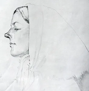 Honorary: Portrait of augusta Bjornson by Olaf Leonhard