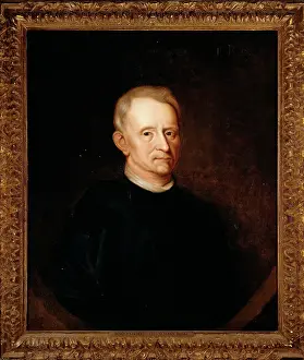 Hooke: Portrait believed to be the Dutch Chemist Jan Baptist van He