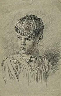 Pensive: Portrait of Boy