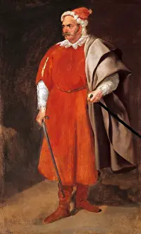 Cristobal: Portrait of the Buffoon Redbeard, by Velazquez