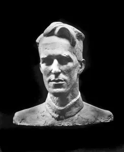 Liaison: Portrait bust of T E Lawrence (Lawrence of Arabia)