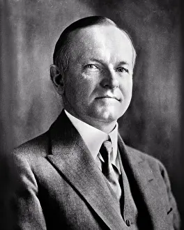 Cpc001: Portrait Calvin Coolidge 30Th President of the