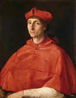 Santi: Portrait of a Cardinal, by Raphael