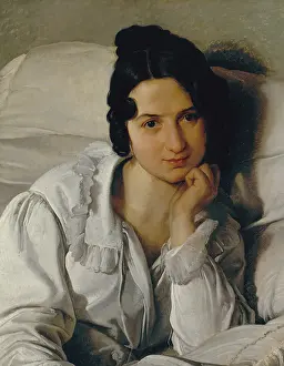 Zucchi: Portrait of Carolina Zucchi, by