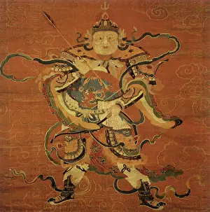 Buddhists: Portrait of Celestial King
