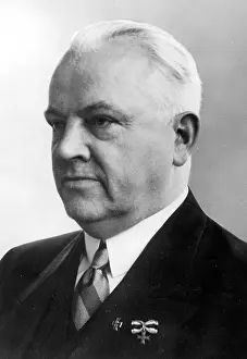 Personalit: Portrait of the Chairman of the I.G. Farben Germany