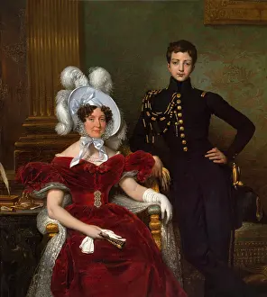 Hersent: Portrait, Chateau d'Amboise