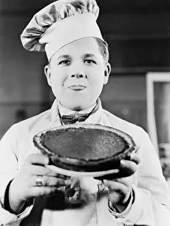 Tasty: Portrait of chef with pie