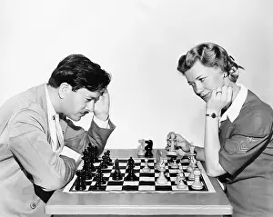 Intent: Portrait of chess players