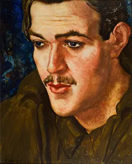 Cosmo: Portrait of Cosmo Clark, by Eric Kennington, WW1