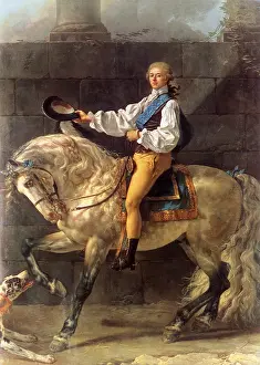 1781: Portrait of Count Stanislas Potocki, by Jacques-Louis David