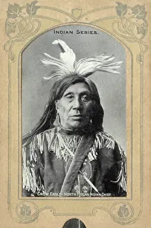 Chiefs: Portrait of Crow Eagle, North Piegan Indian Chief