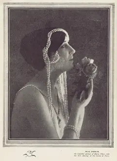 Pilcer: Portrait of the dancer Mlle Dherlys, Paris, 1921