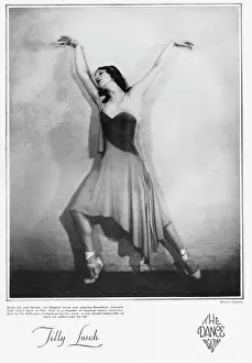 Losch: Portrait of the dancer Tilly Losch, appearing
