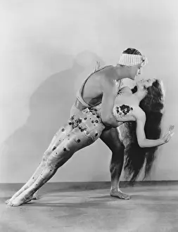 Professionals: Portrait of dancers performing