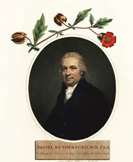Dr. Robert John Thornton: Portrait of Daniel Rutherford, botanist