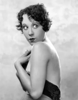 Bashful: Portrait of a demure woman
