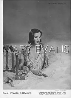 Mcbean: A portrait of Diana Wynyard by Angus McBean