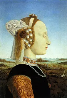 Francesca: Portrait of Duchess, by Piero della Francesca