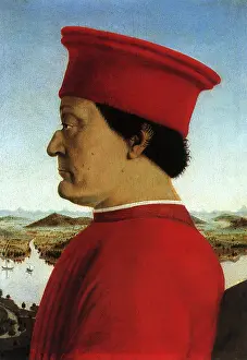 Francesca: Portrait of Duke, by Piero della Francesca