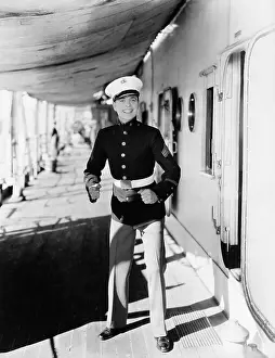 Enlistment: Portrait of eager sailor
