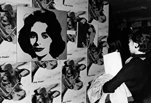 Warhol: Portrait of Elizabeth Taylor by Andy Warhol