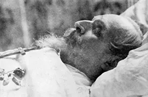 Portrait of the Emperor Napoleon III on his deathbed