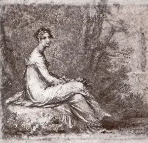 Prudhon: Portrait of the Empress Josephine