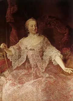 1744: Portrait of the Empress Maria Theresa