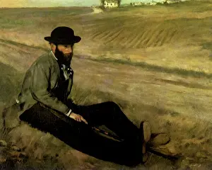 Manet: Portrait of Eugene Manet, by Degas