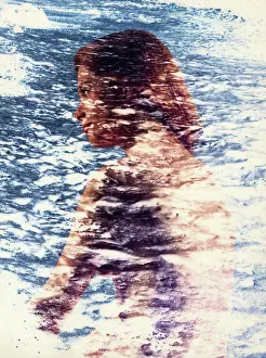 Robin Adler: Portrait of female model in profile
