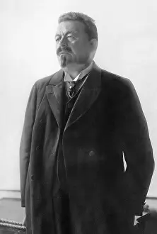 Weimarer: Portrait of Friedrich Ebert (1871-1925) on the day of his sw