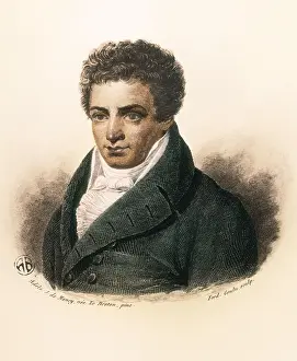 Transporte: Portrait of Fulton. Engraving