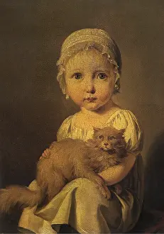 Gabrielle: Portrait of Gabrielle Arnauld as a Child, by Boilly