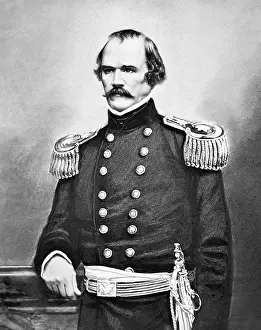 Johnston: Portrait of General Albert Sidney Johnston dressed