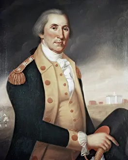 Lan001: Portrait General George Washington in Uniform