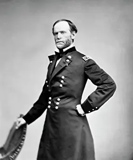 Prominent: Portrait of General William Tecumseh Sherman